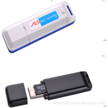 USB Voice Recorder Mini Portable Sound Audio Recorder U Disk Wav Micro Card Slot
